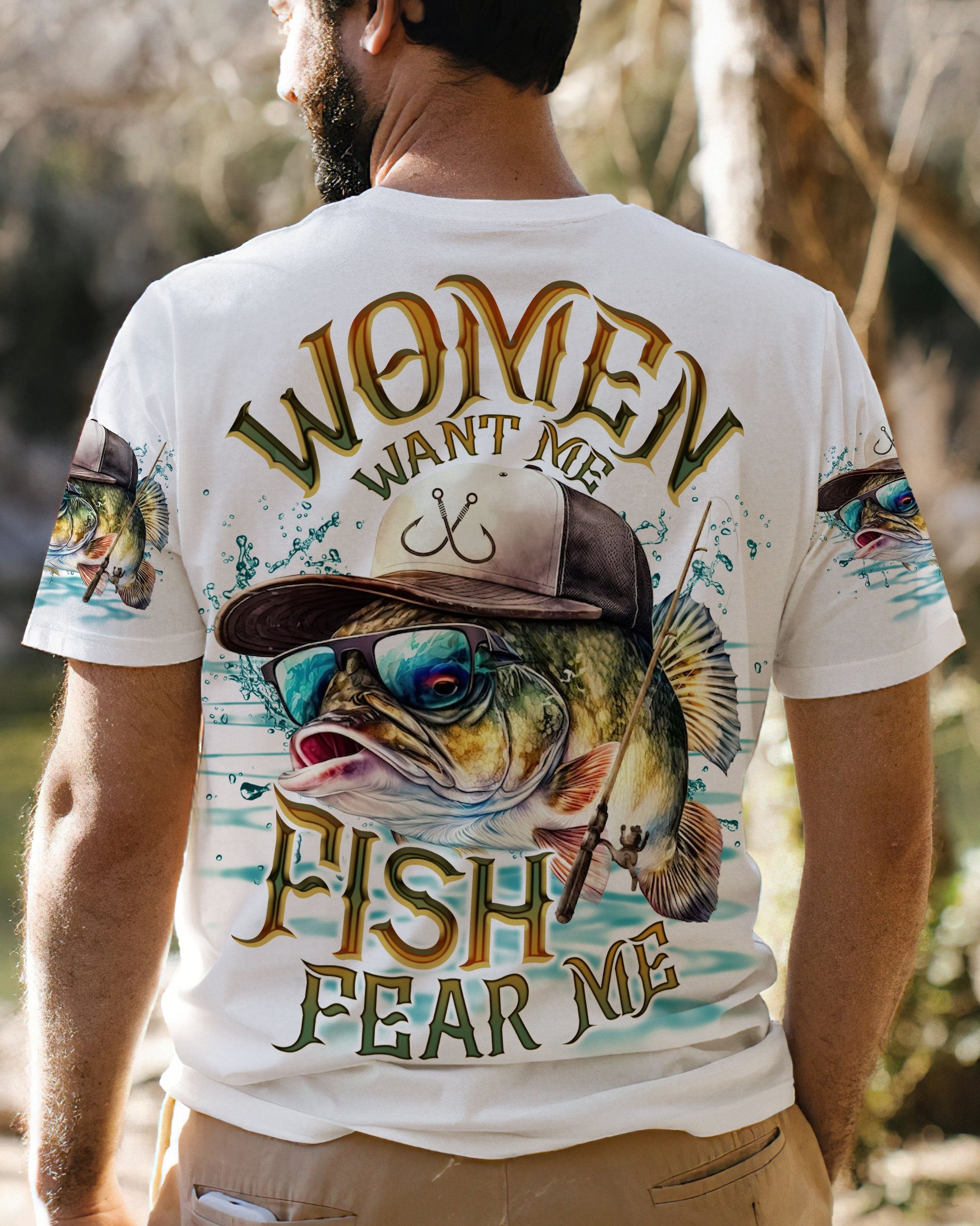 WOMEN WANT ME FISH FEAR ME ALL OVER PRINT - TLNO2806231