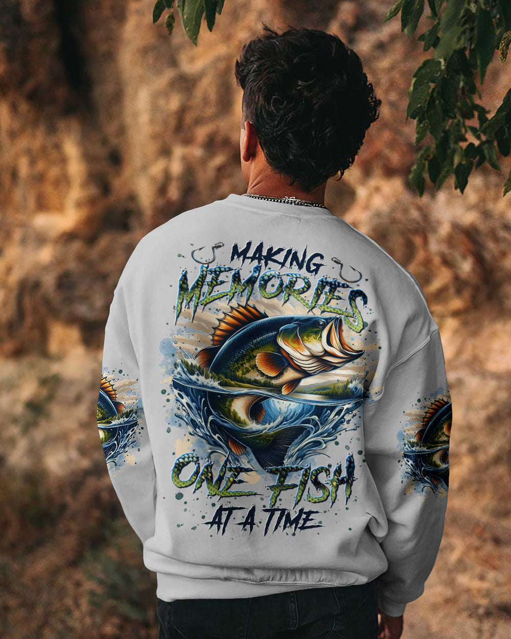 MAKING MEMORIES ONE FISH AT A TIME ALL OVER PRINT - TLTR1809245