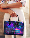 Everything Is Better Leather Handbag