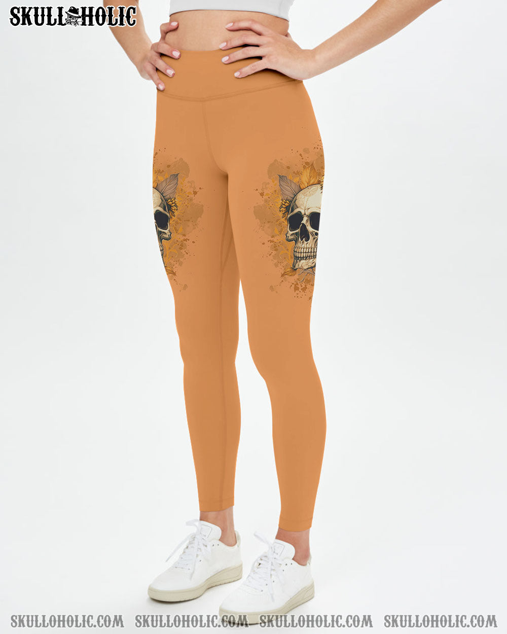 SHE IS SUNSHINE SUNFLOWER SKULL ALL OVER PRINT - YHLN0902231