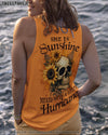 SHE IS SUNSHINE SUNFLOWER SKULL ALL OVER PRINT - YHLN0902231