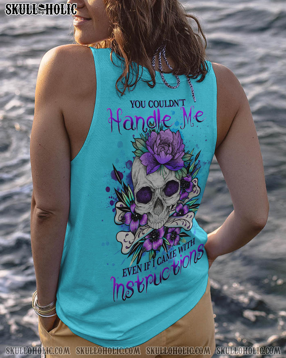YOU COULDN'T HANDLE ME SKULL ALL OVER PRINT - YHHG2302233