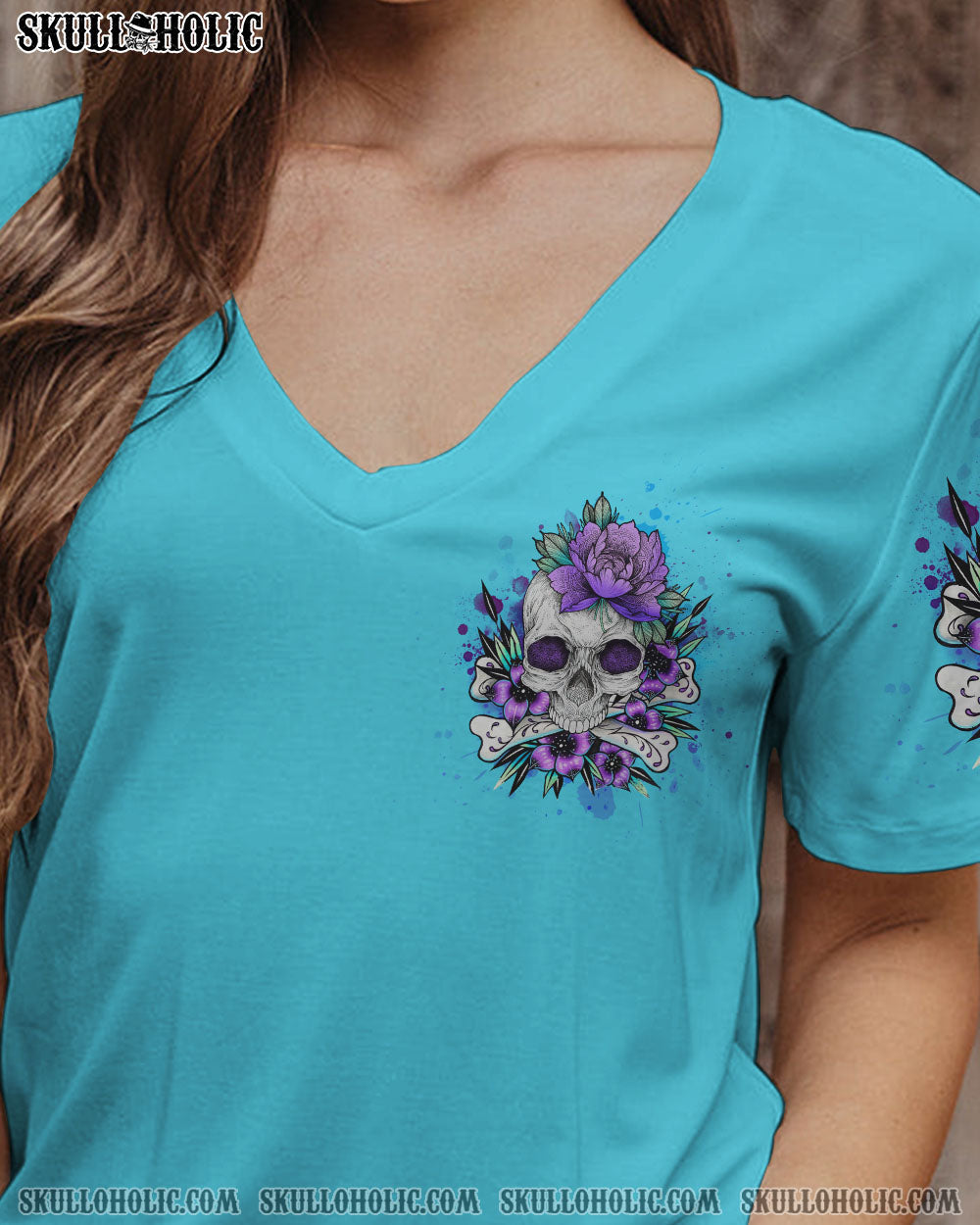 YOU COULDN'T HANDLE ME SKULL ALL OVER PRINT - YHHG2302233