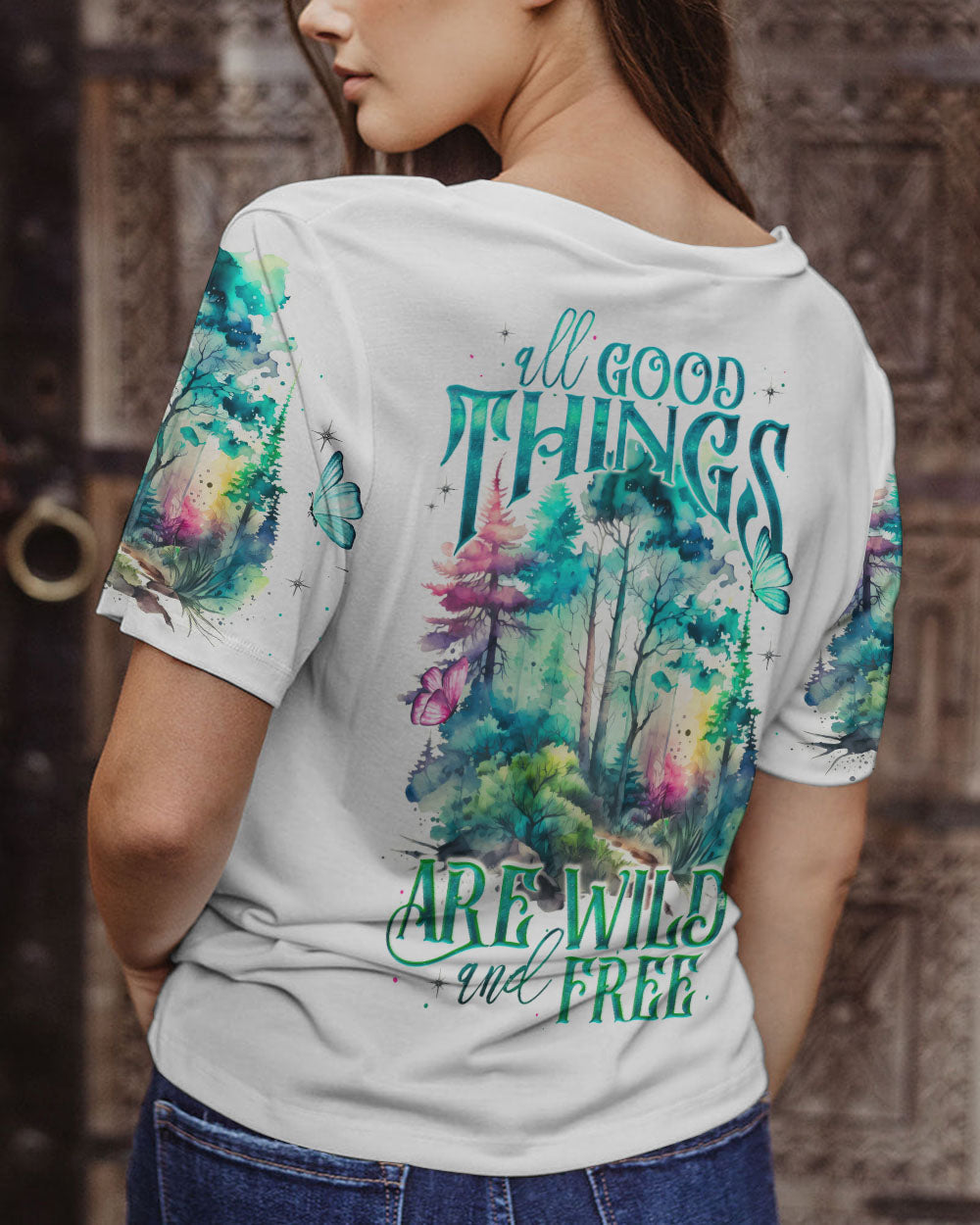 ALL GOOD THINGS ARE WILD AND FREE ALL OVER PRINT - TA2104231