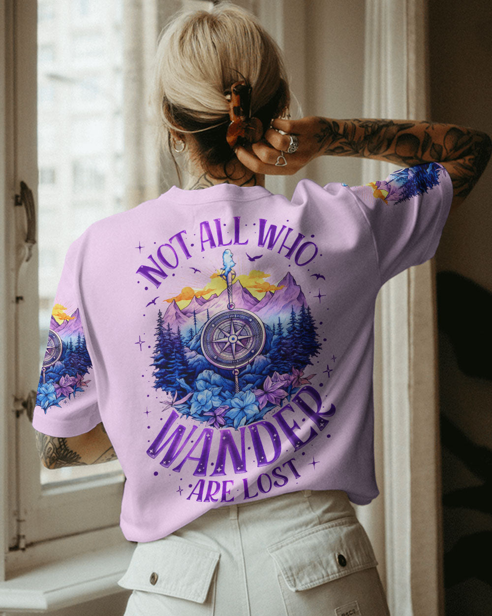 NOT ALL WHO WANDER ARE LOST ALL OVER PRINT - TY1905232