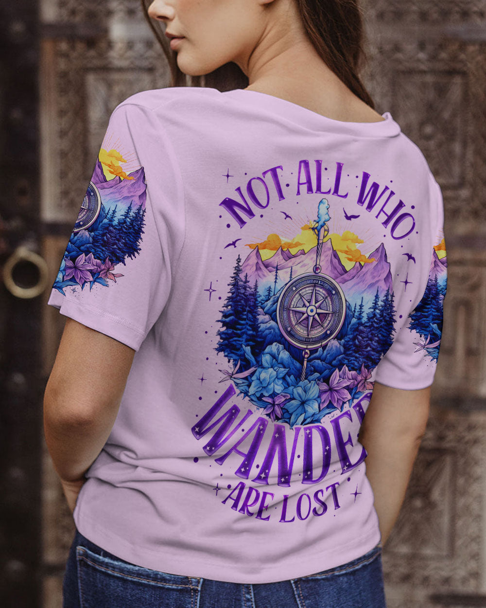 NOT ALL WHO WANDER ARE LOST ALL OVER PRINT - TY1905232