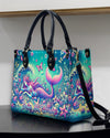 Salty Lil' Beach Mermaid Leather Handbag