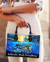 Saltwater Heals Everything Turtle Leather Handbag