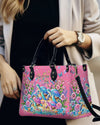 As Free As The Ocean Turtle Leather Handbag