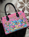 As Free As The Ocean Turtle Leather Handbag