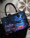 Everything Is Better Leather Handbag
