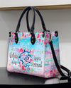 Dolphin Is My Spirit Animal Leather Handbag