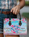 Dolphin Is My Spirit Animal Leather Handbag