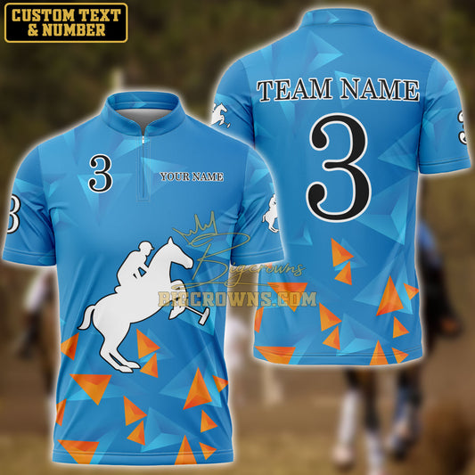 BigCrowns | Custom Shirt For Polo Team - Blue