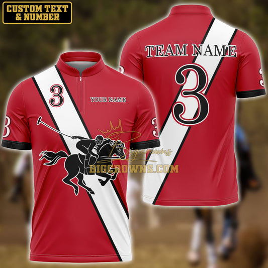 BigCrowns | Custom Shirt For Polo Team - Red