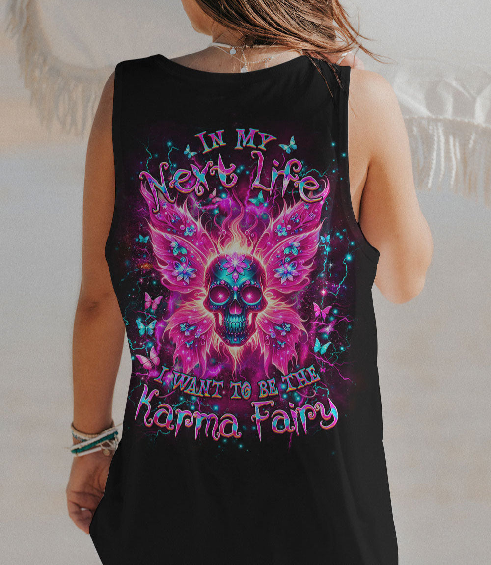 KARMA FAIRY SKULL WINGS ALL OVER PRINT - YHDU1003251