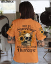 SHE IS SUNSHINE SUNFLOWER SKULL ALL OVER PRINT - YHLN0902231