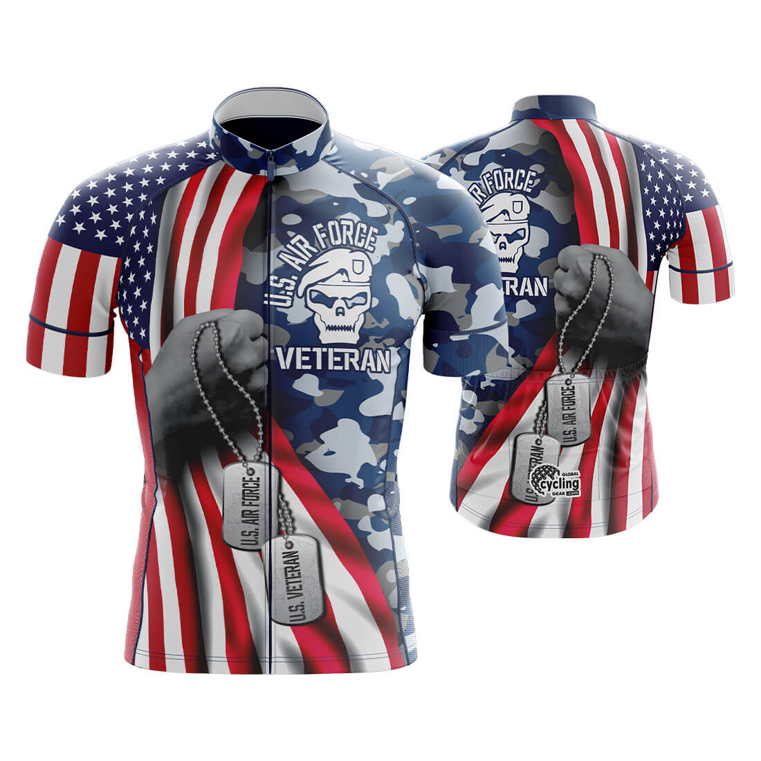 Air Force Cycling Jersey for Men