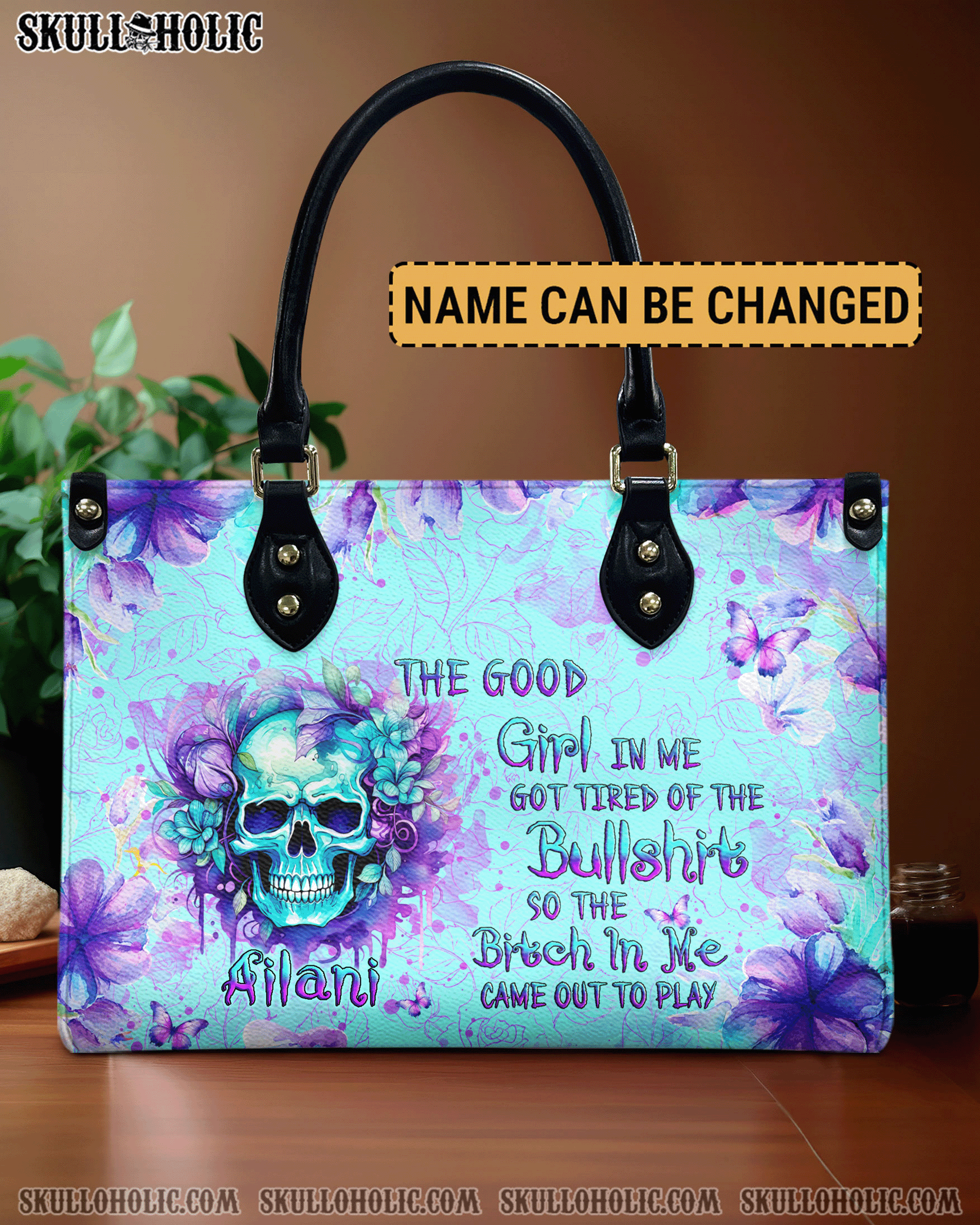 THE GOOD GIRL IN ME LEATHER HANDBAG - YHLN2503241