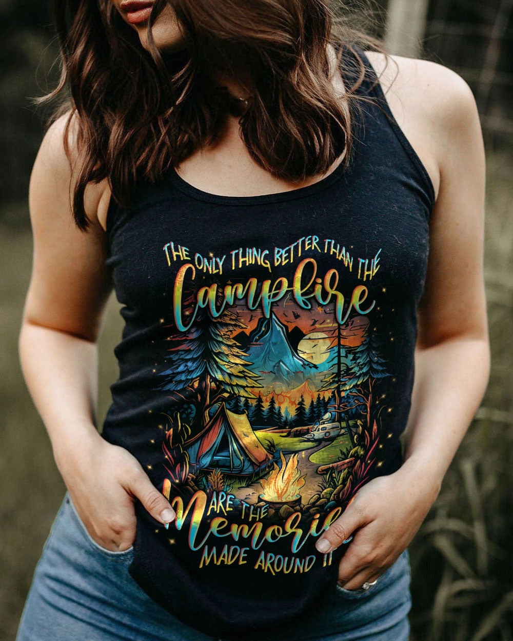 THE ONLY THING BETTER THAN THE CAMPFIRE ALL OVER PRINT - YHLN1805232