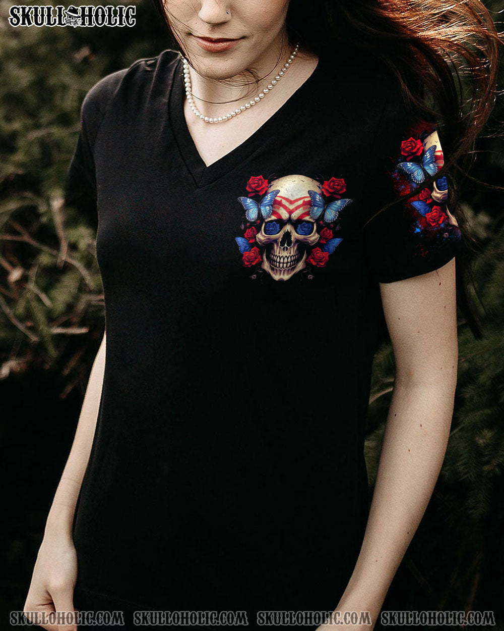 OH I PISSED YOU OFF SKULL ROSE AMERICA ALL OVER PRINT - TLTR1305231