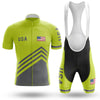 BigCrowns | USA S4 Lime Green Cycling Kit