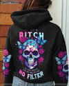 I'M NOT A B I'M JUST HONEST SKULL ROSE AMERICA ALL OVER PRINT - TLNT1505231