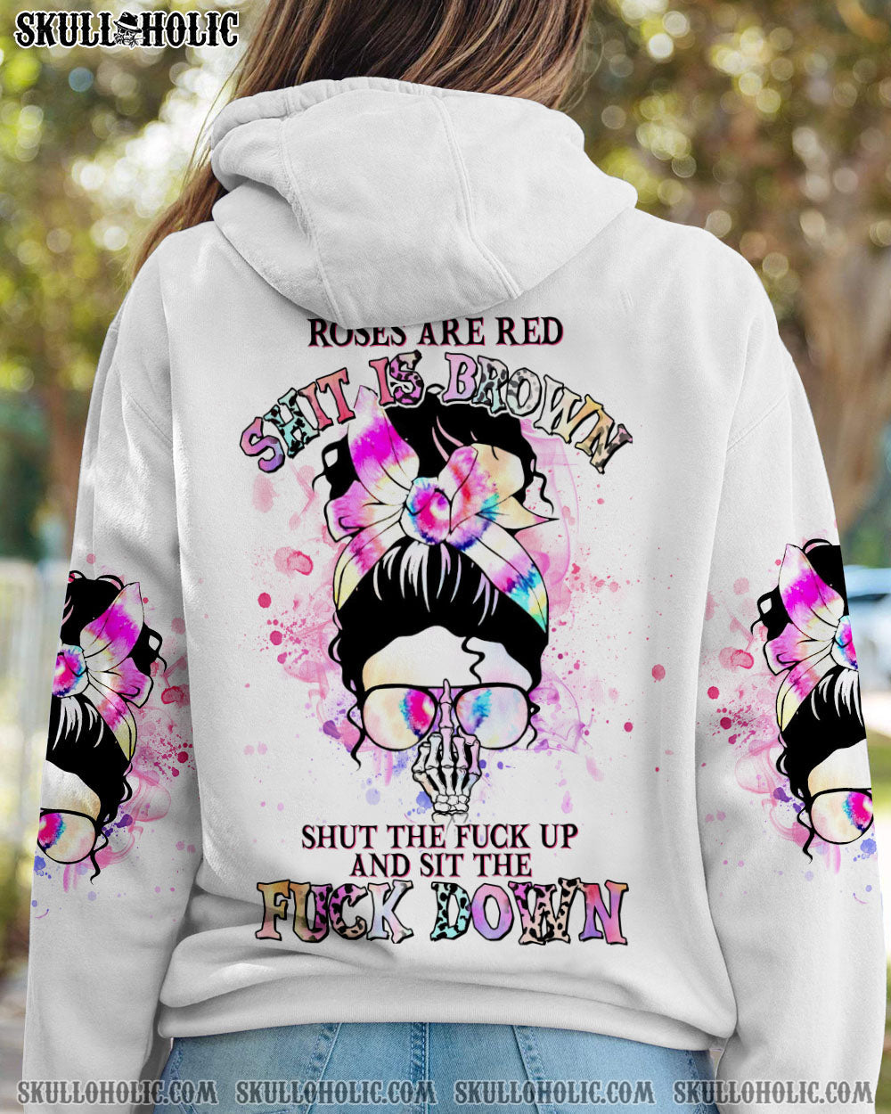 ROSES ARE RED S IS BROWN ALL OVER PRINT - YHHG0905231