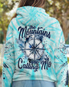 THE MOUNTAINS ARE CALLING ME COMPASS TIE DYE ALL OVER PRINT - TYTM0405231