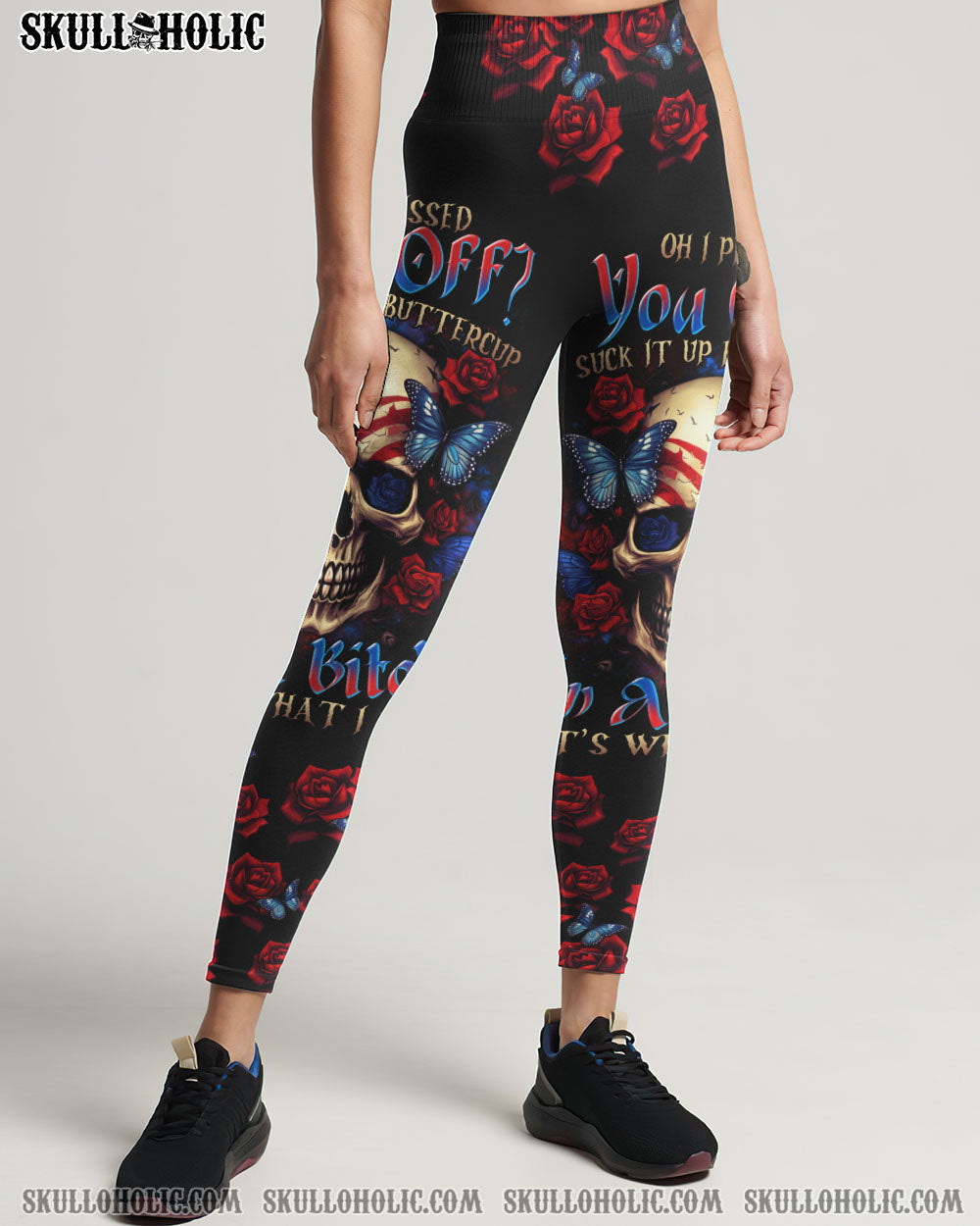 OH I PISSED YOU OFF SKULL ROSE AMERICA ALL OVER PRINT - TLTR1305231