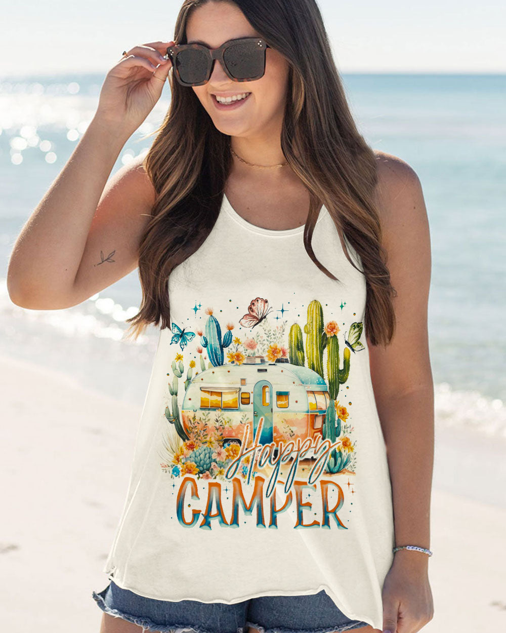 HAPPY CAMPER ALL OVER PRINT - TA2104232