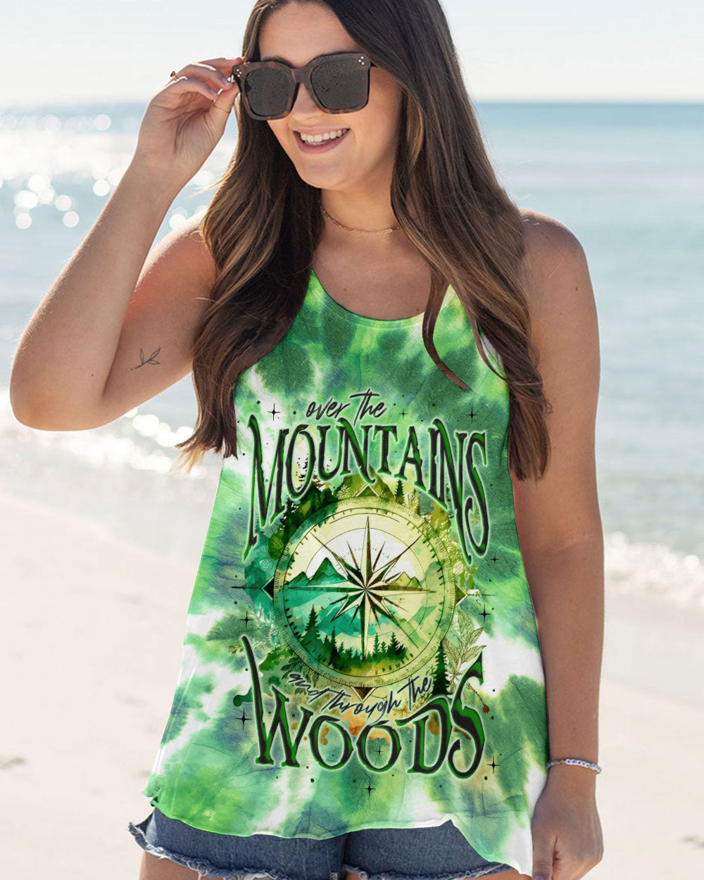 OVER THE MOUNTAINS AND THROUGH THE WOODS TIE DYE ALL OVER PRINT - TY2904231