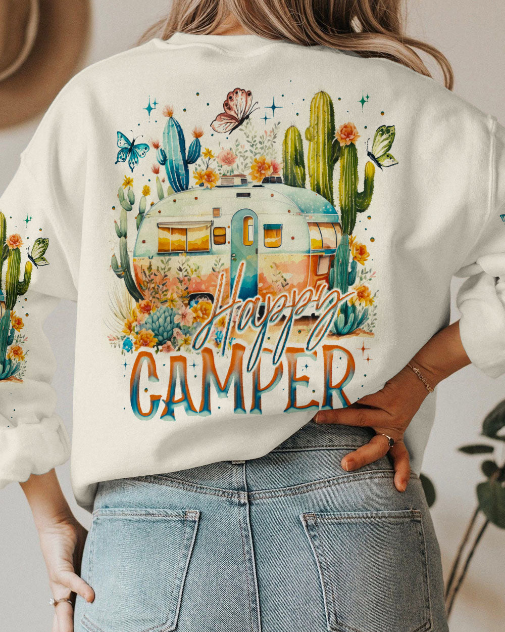HAPPY CAMPER ALL OVER PRINT - TA2104232