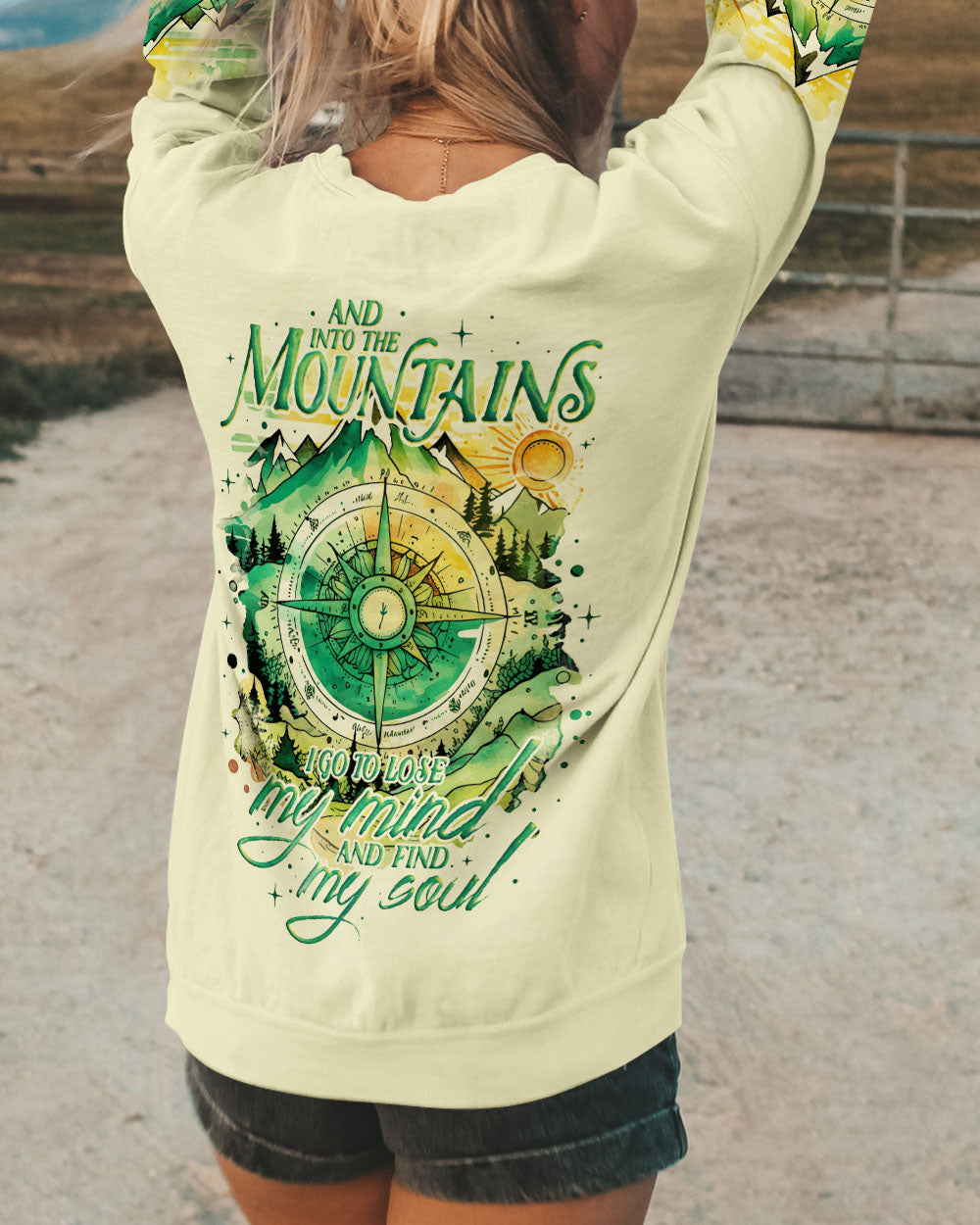 INTO THE MOUNTAINS ALL OVER PRINT - TY0805233