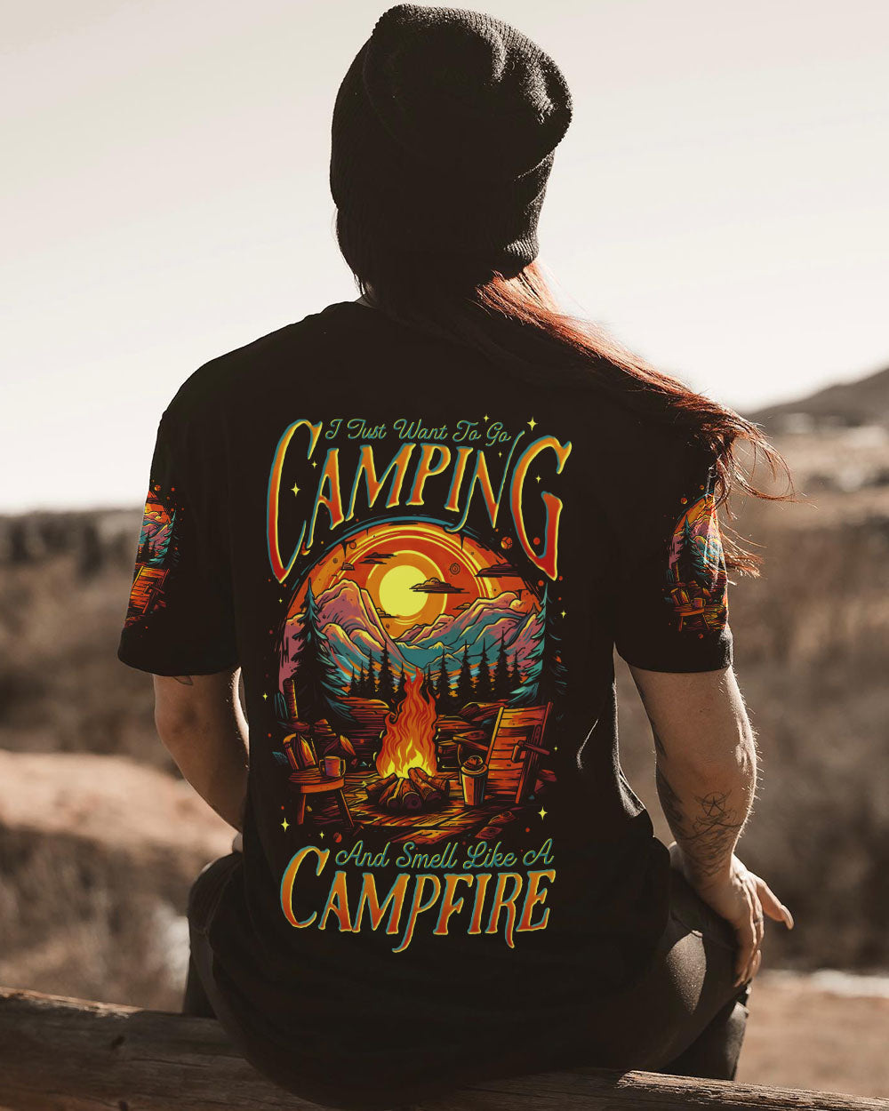 I JUST WANT TO GO CAMPING ALL OVER PRINT - TLTR1705231