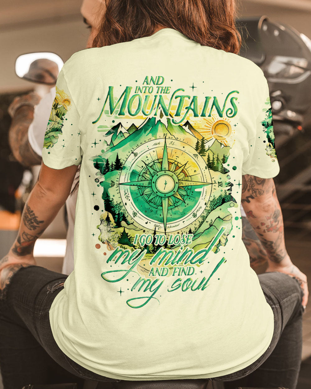 INTO THE MOUNTAINS ALL OVER PRINT - TY0805233