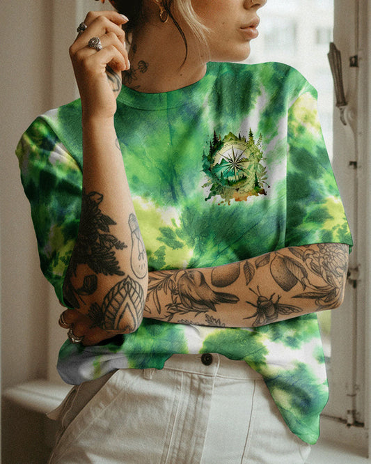 OVER THE MOUNTAINS AND THROUGH THE WOODS TIE DYE ALL OVER PRINT - TY2904231
