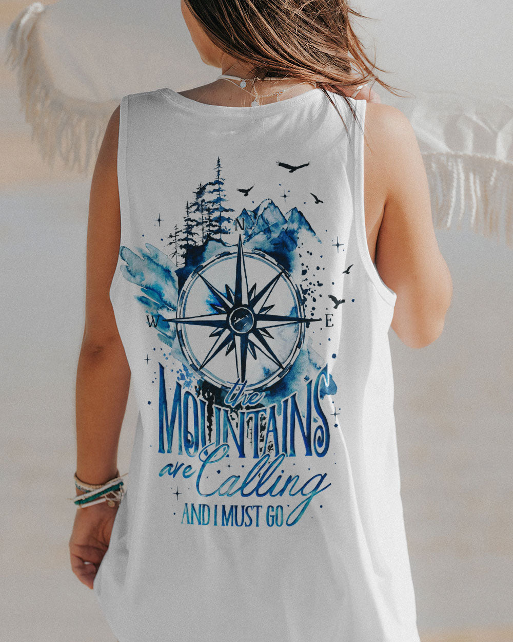THE MOUNTAINS ARE CALLING ALL OVER PRINT - TY08052322