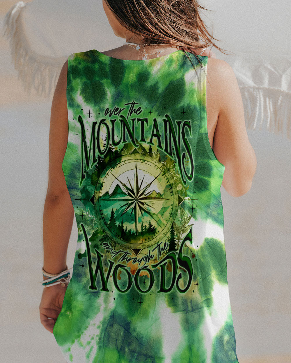 OVER THE MOUNTAINS AND THROUGH THE WOODS TIE DYE ALL OVER PRINT - TY2904231