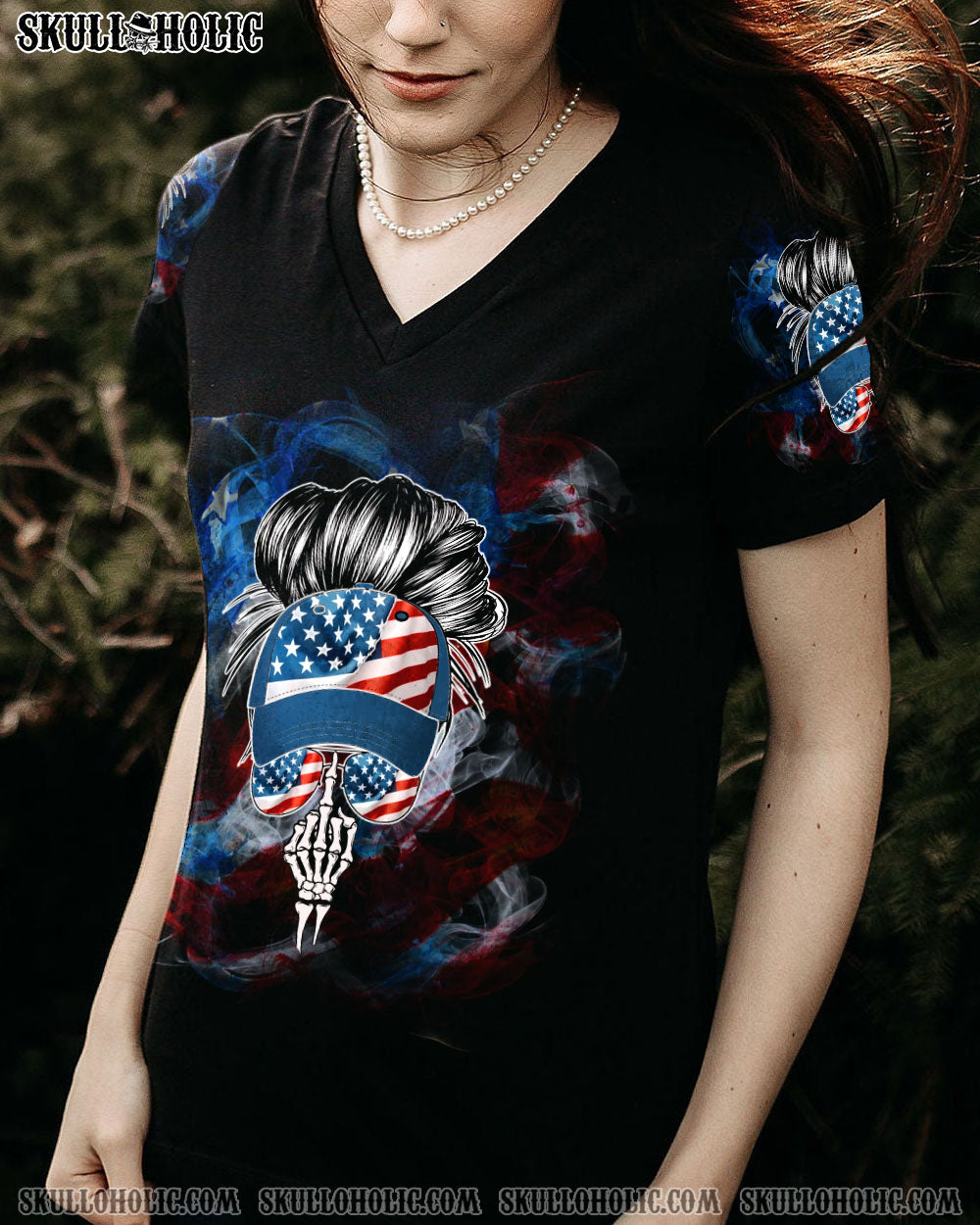 I'M THE WRONG B TO MESS WITH MESSY BUN ALL OVER PRINT - TLTW0804232