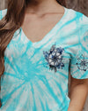 THE MOUNTAINS ARE CALLING ME COMPASS TIE DYE ALL OVER PRINT - TYTM0405231