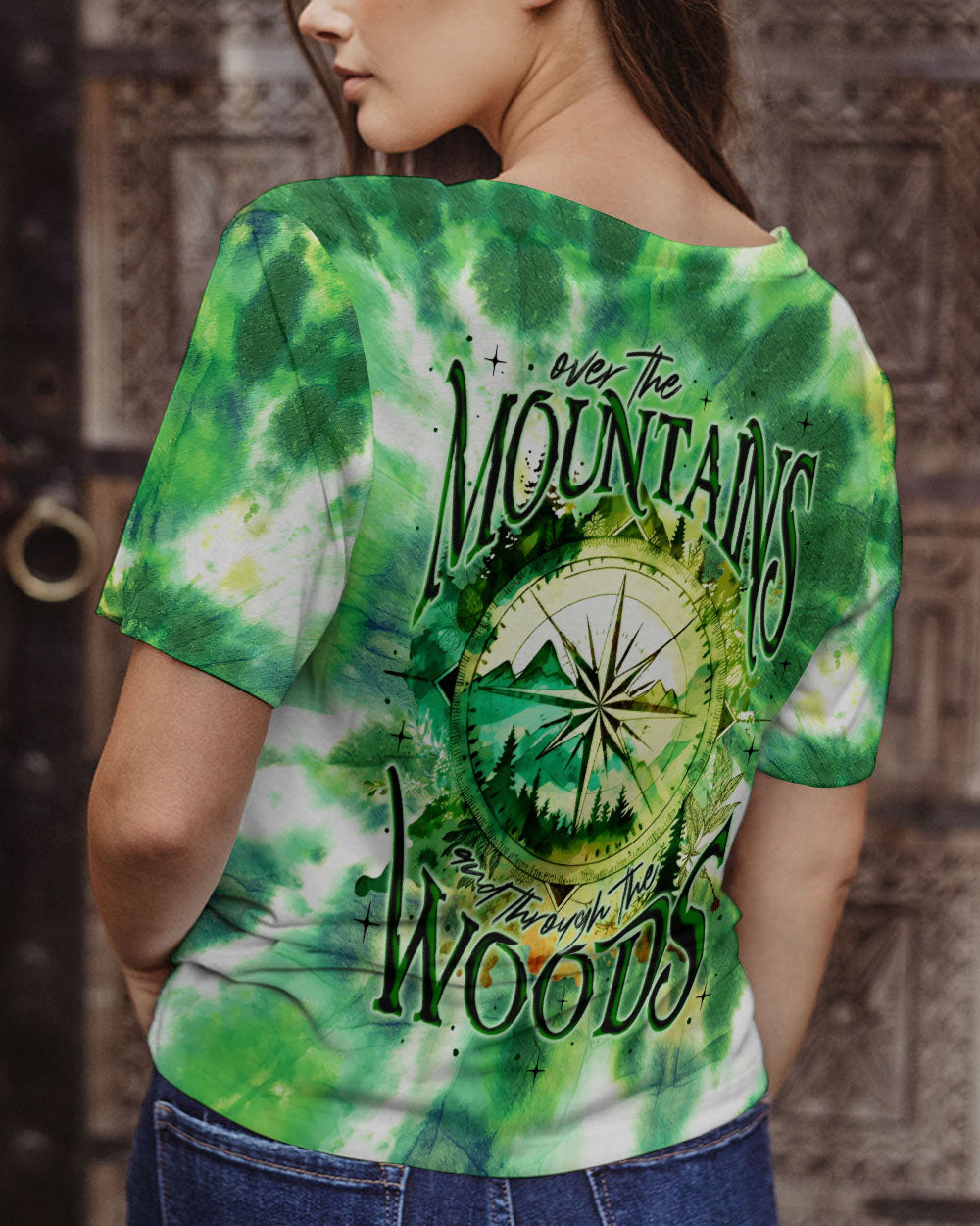 OVER THE MOUNTAINS AND THROUGH THE WOODS TIE DYE ALL OVER PRINT - TY2904231