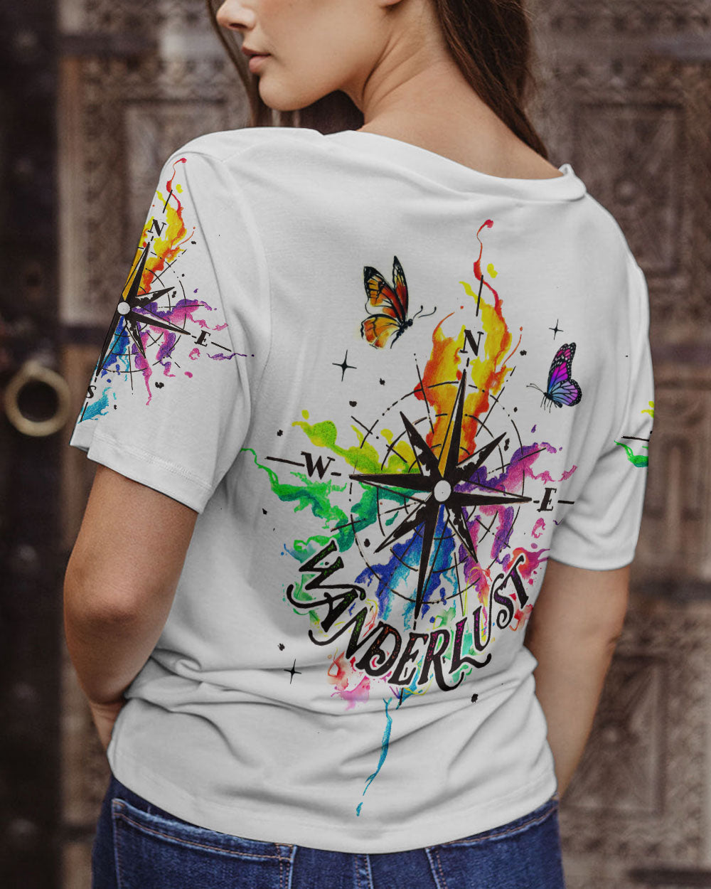 WANDERLUST COMPASS ALL OVER PRINT - TY0805233