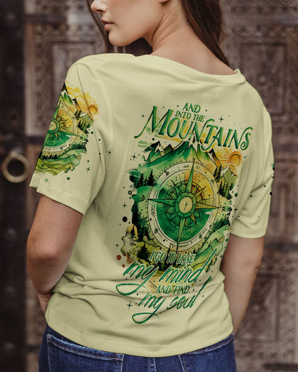 INTO THE MOUNTAINS ALL OVER PRINT - TY0805233