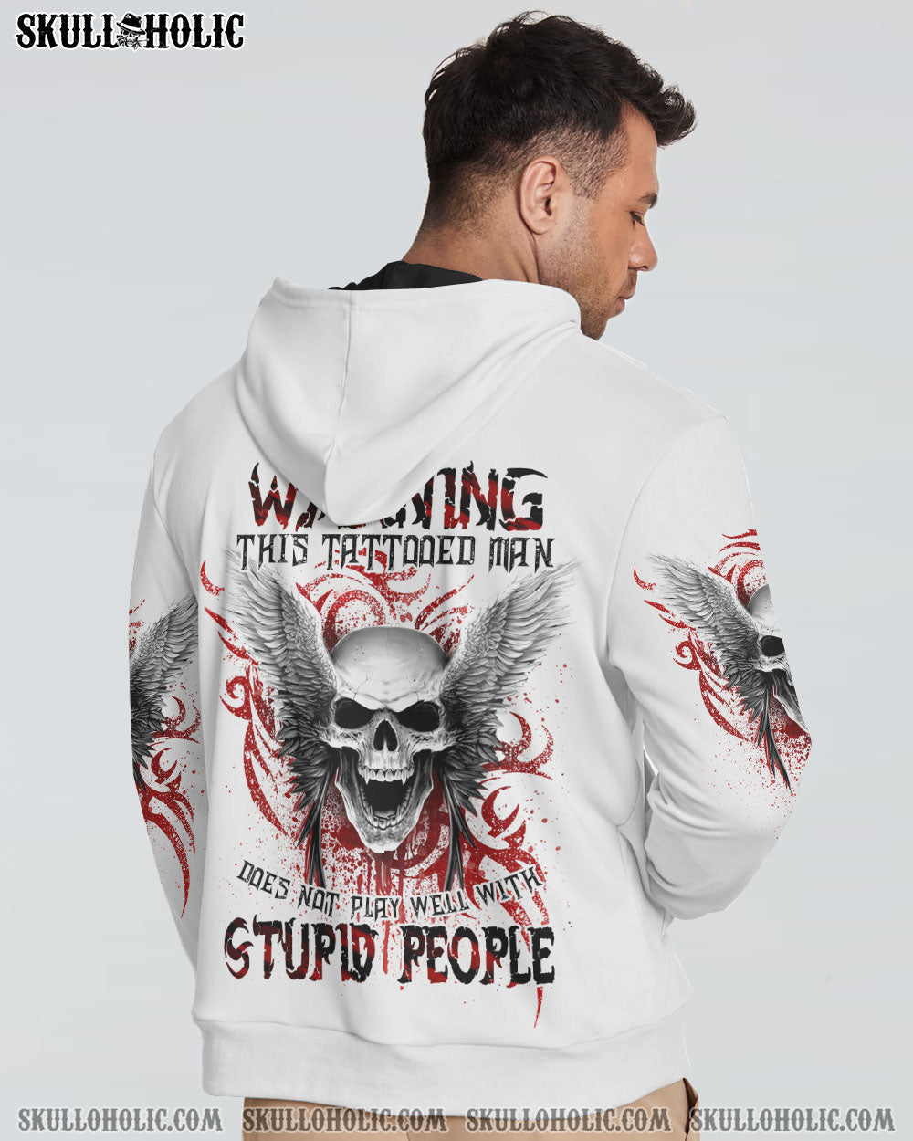 WARNING THIS TATTOOED MAN SKULL ALL OVER PRINT - TLTW2604232