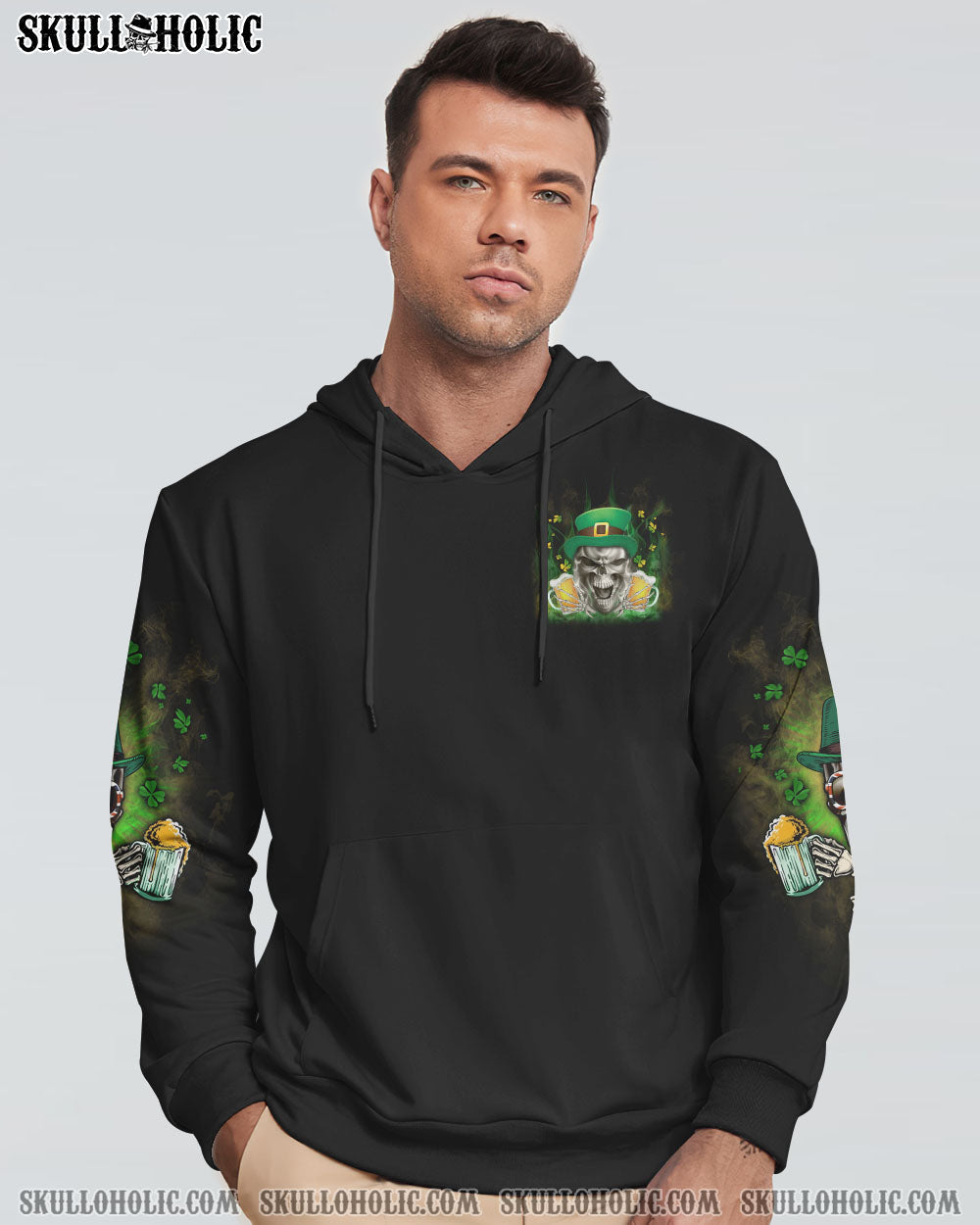 ST. PATRICK'S DAY BEER SKULL ALL OVER PRINT - YHLN3101231