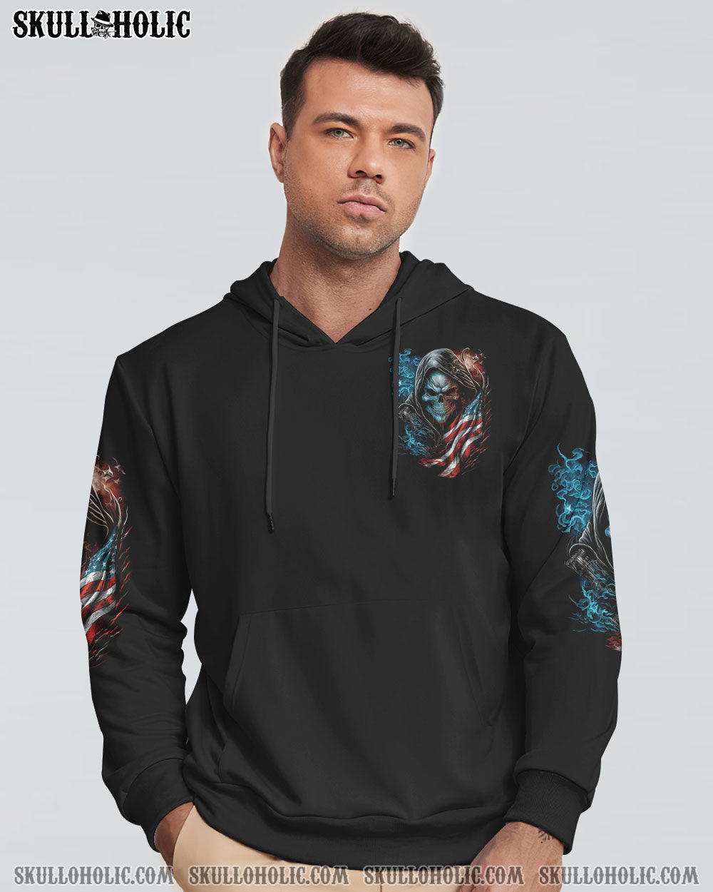 WHEN I WAS BORN REAPER FLAG ALL OVER PRINT - TLTW1503238