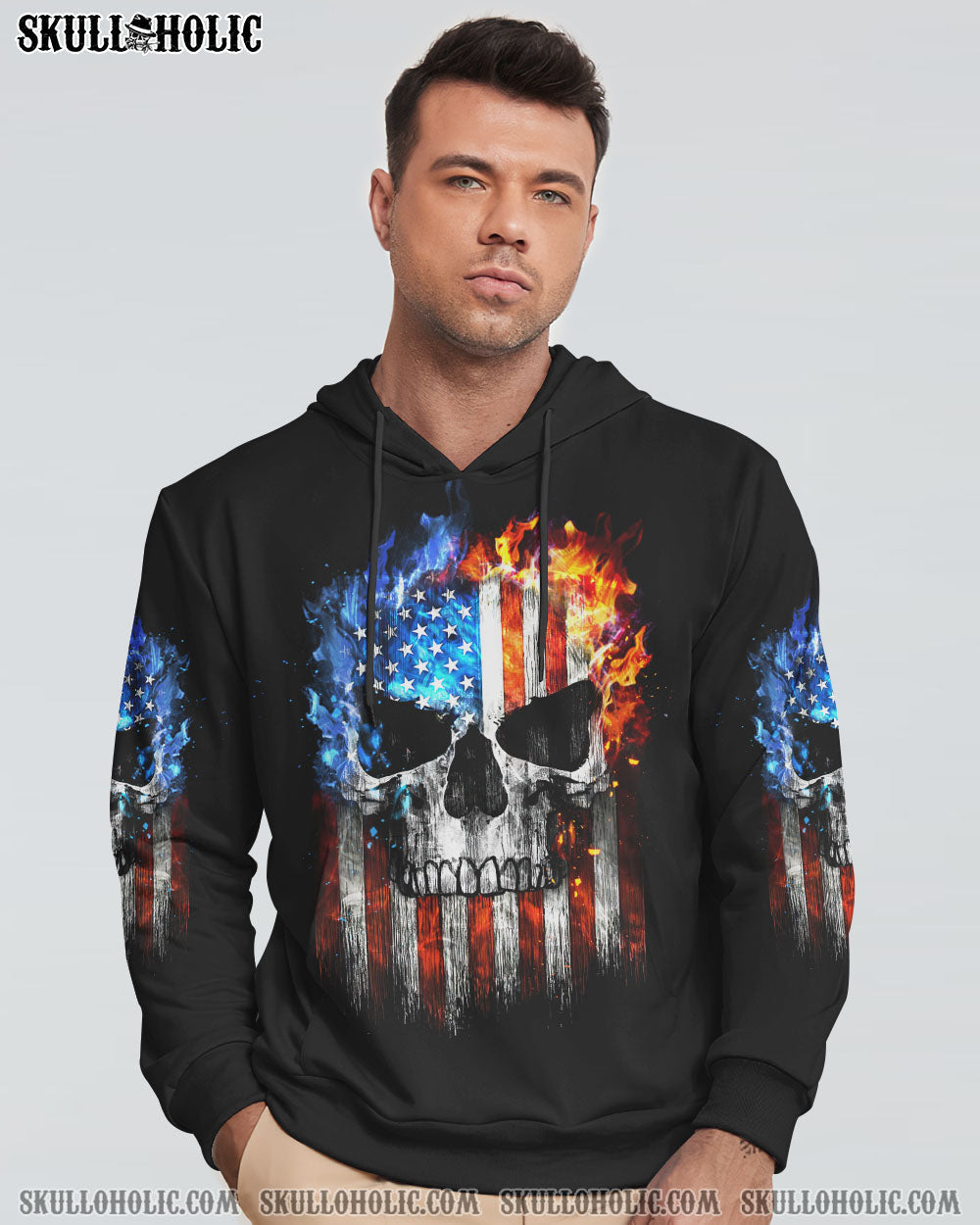 I HAVE THREE SIDES SKULL FLAG ALL OVER PRINT - TLTW1704234