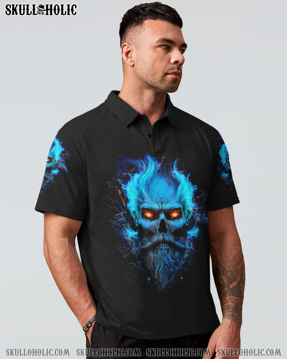 I NEVER DREAMED THAT ONE DAY GRUMPY OLD MAN SKULL ALL OVER PRINT - TLTW0704234