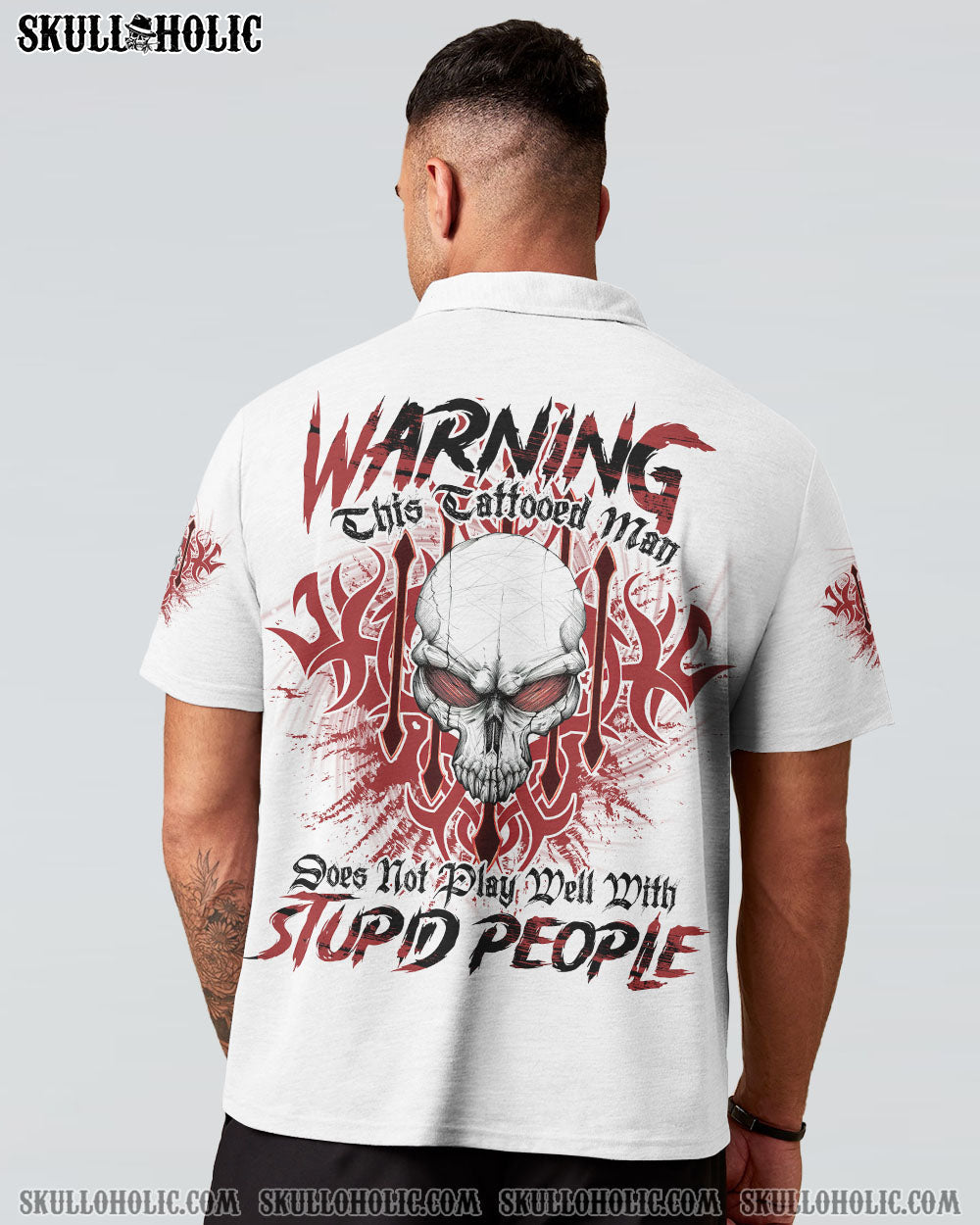 WARNING THIS TATTOOED MAN ALL OVER PRINT - TLNO0604233